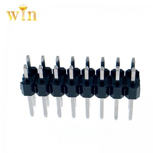 2.54mm 2x8p Dual Row Double Plastic Dip PIN-otsikko 3,0 mm - 9,2mm
