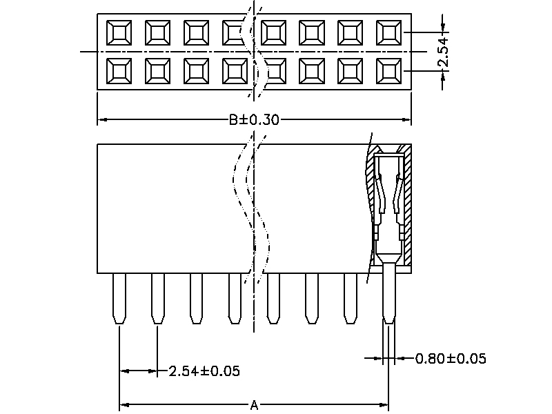 1637117387.jpg 2.54mm 2x8P 双排母drawing1.jpg